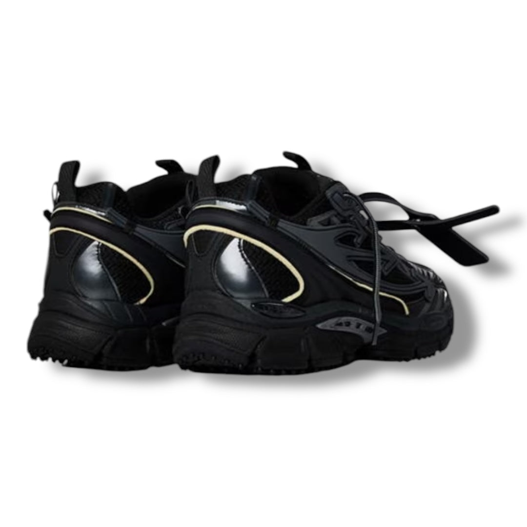 OFF WHITE BE RIGHT BACK TRAINERS BLACK