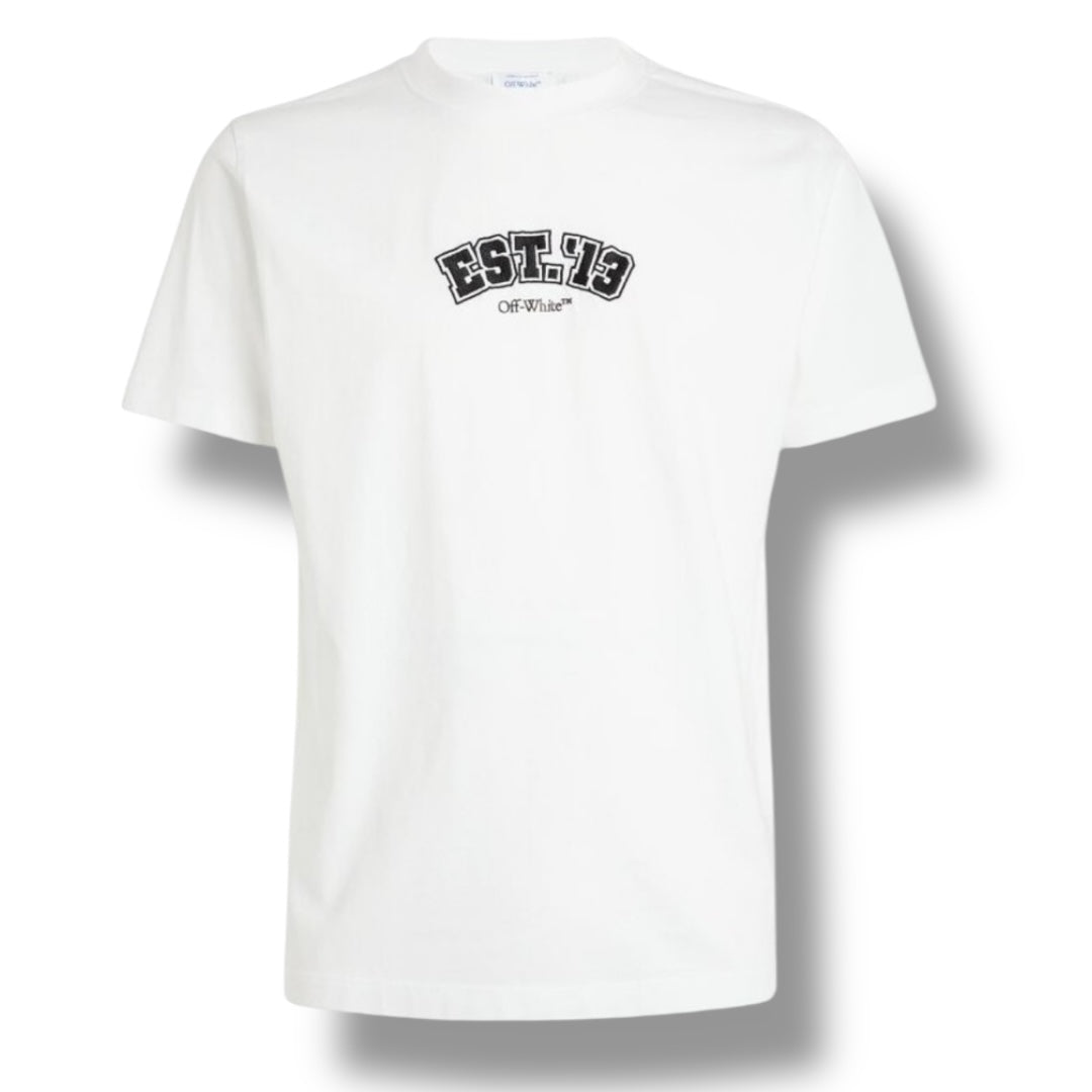 OFF WHITE EST.13 MULTI LOGO T-SHIRT WHITE