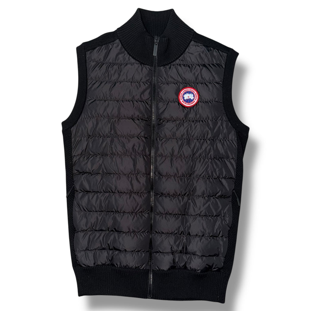 CANADA GOOSE HYBRIDGE KNIT GILET BLACK