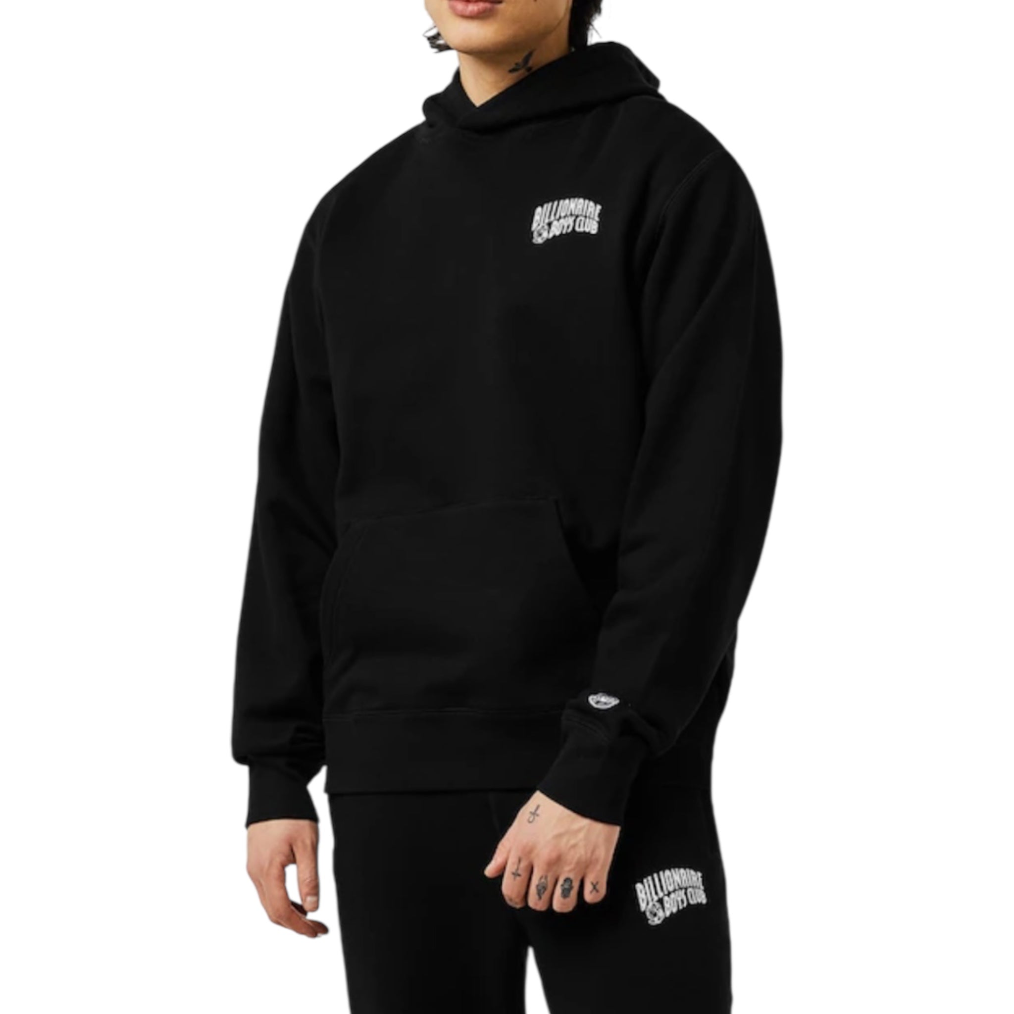 BILLIONAIRE BOYS CLUB SMALL ARCH OTTH HOODIE BLACK