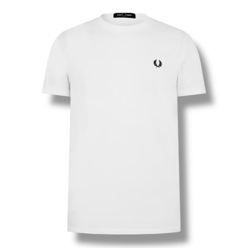 FRED PERRY BACK LOGO T-SHIRT WHITE