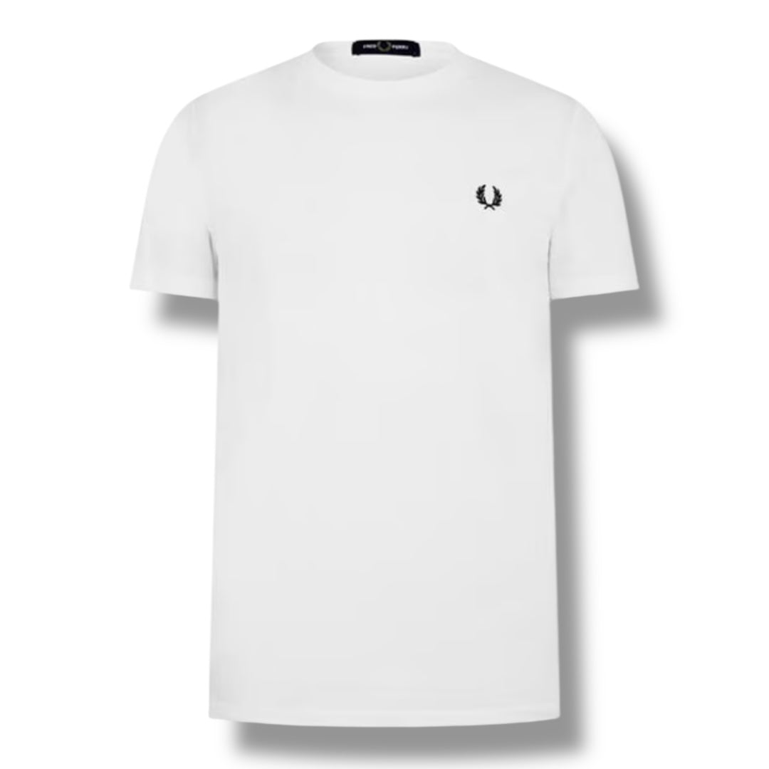 FRED PERRY BACK LOGO T-SHIRT WHITE