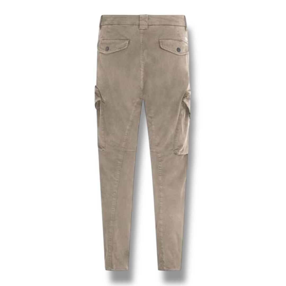 CP COMPANY ERGO LENS CARGO PANTS BEIGE