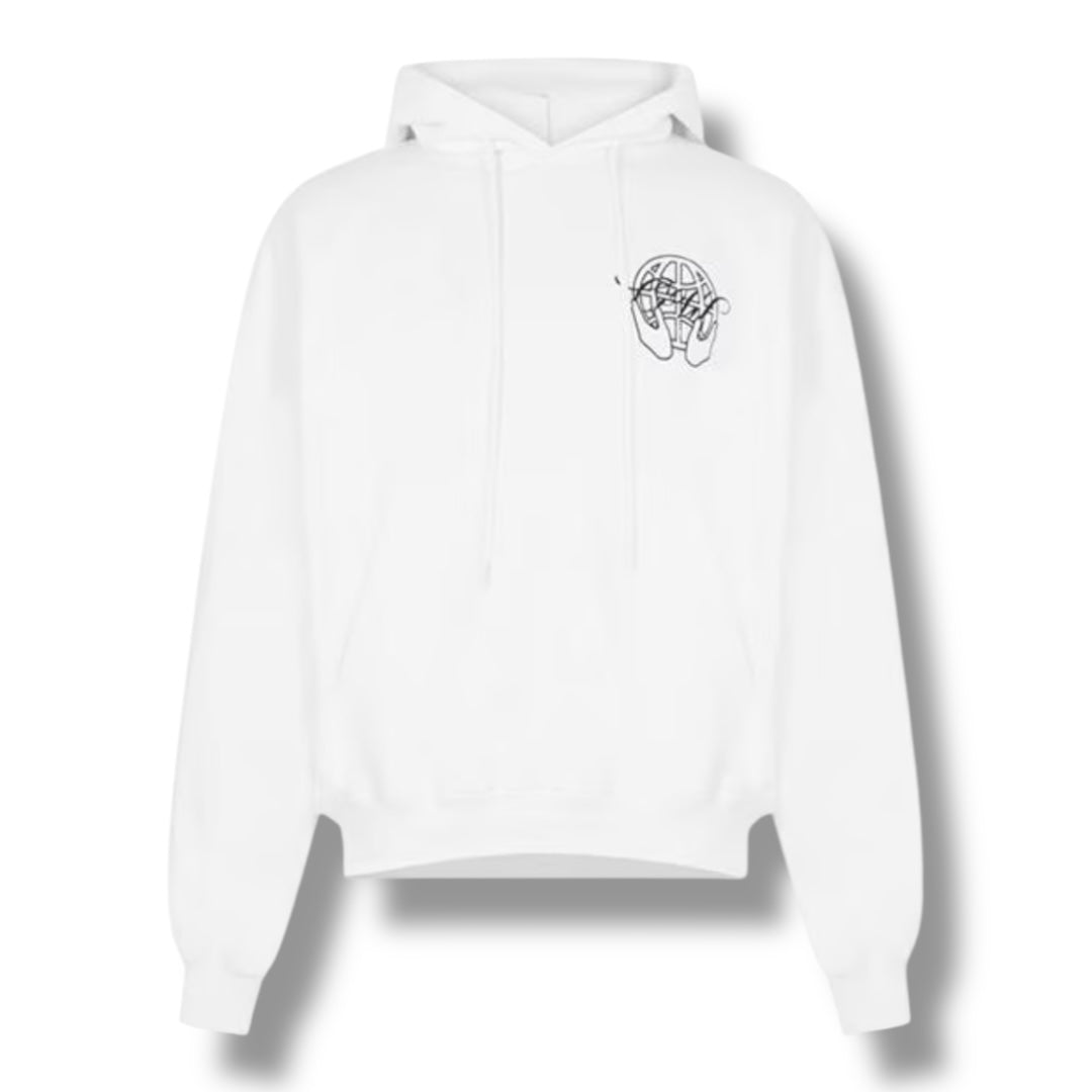OFF WHITE HAND ARROWS OTTH HOODIE WHITE