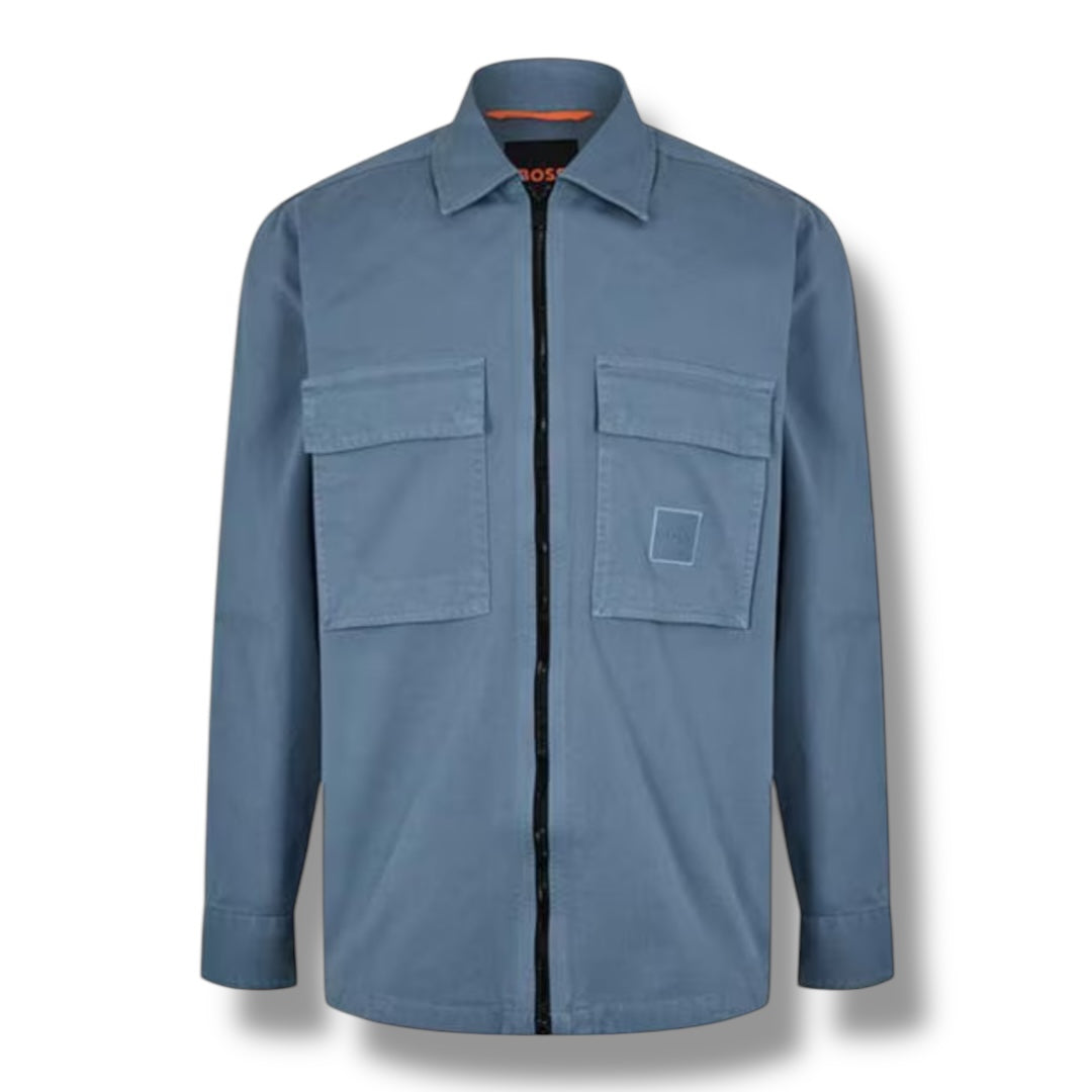 HUGO BOSS LOVELL OVERSHIRT BLUE