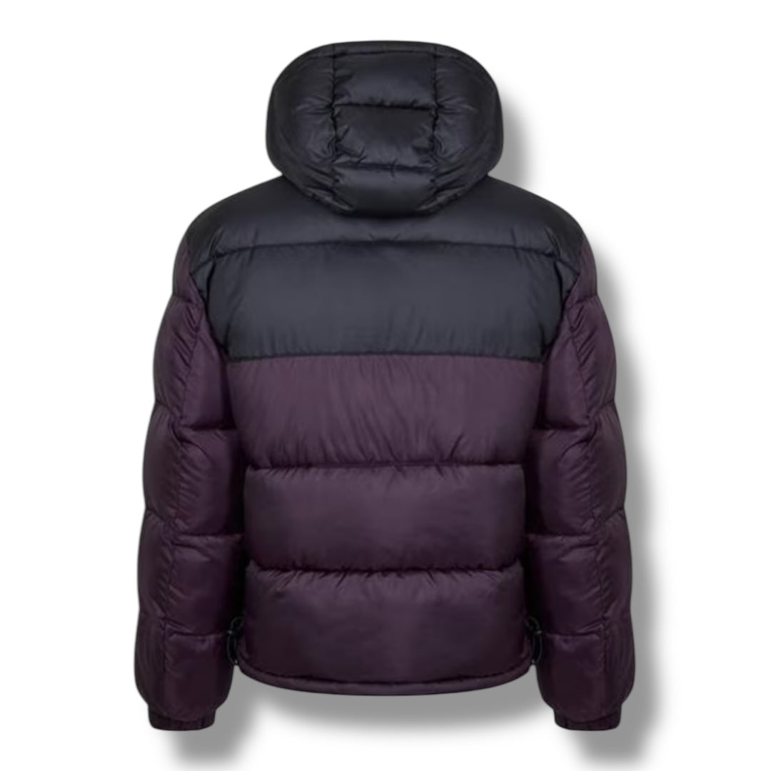 HUGO BOSS HUGO RED PATCH PUFFER JACKET PURPLE