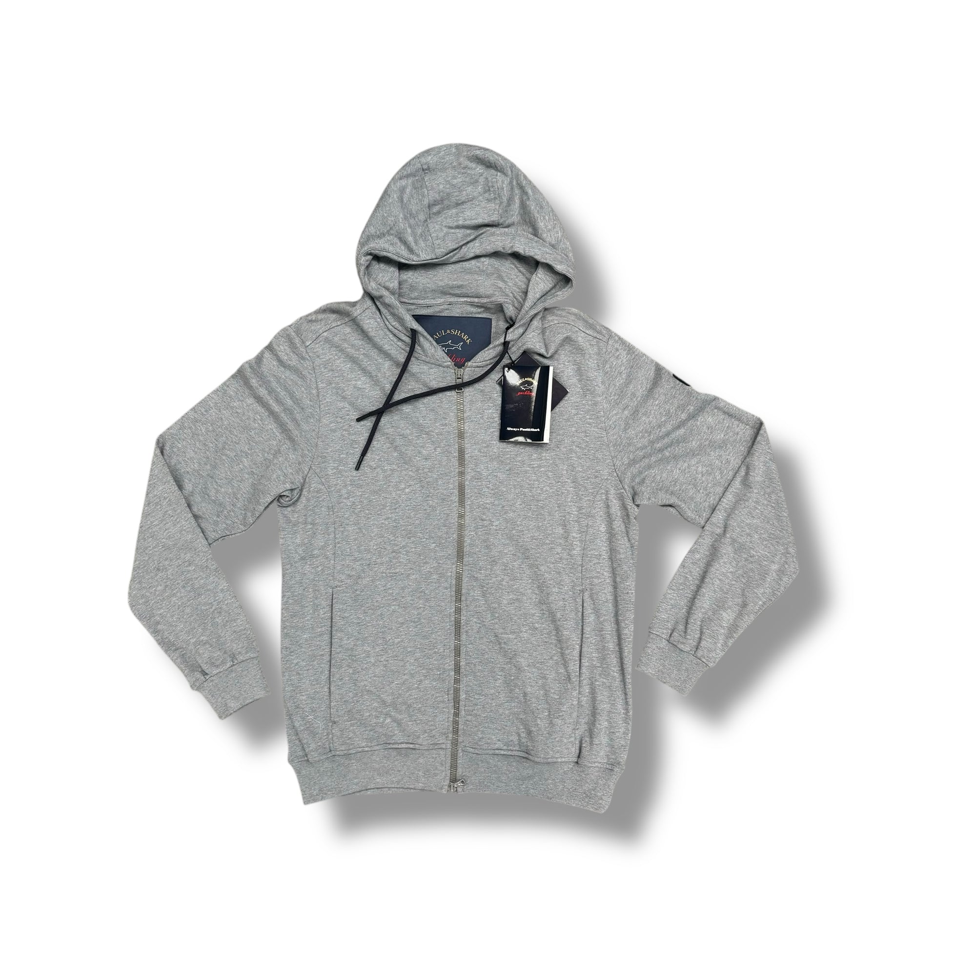 PAUL & SHARK ZIP UP HOODIE GREY