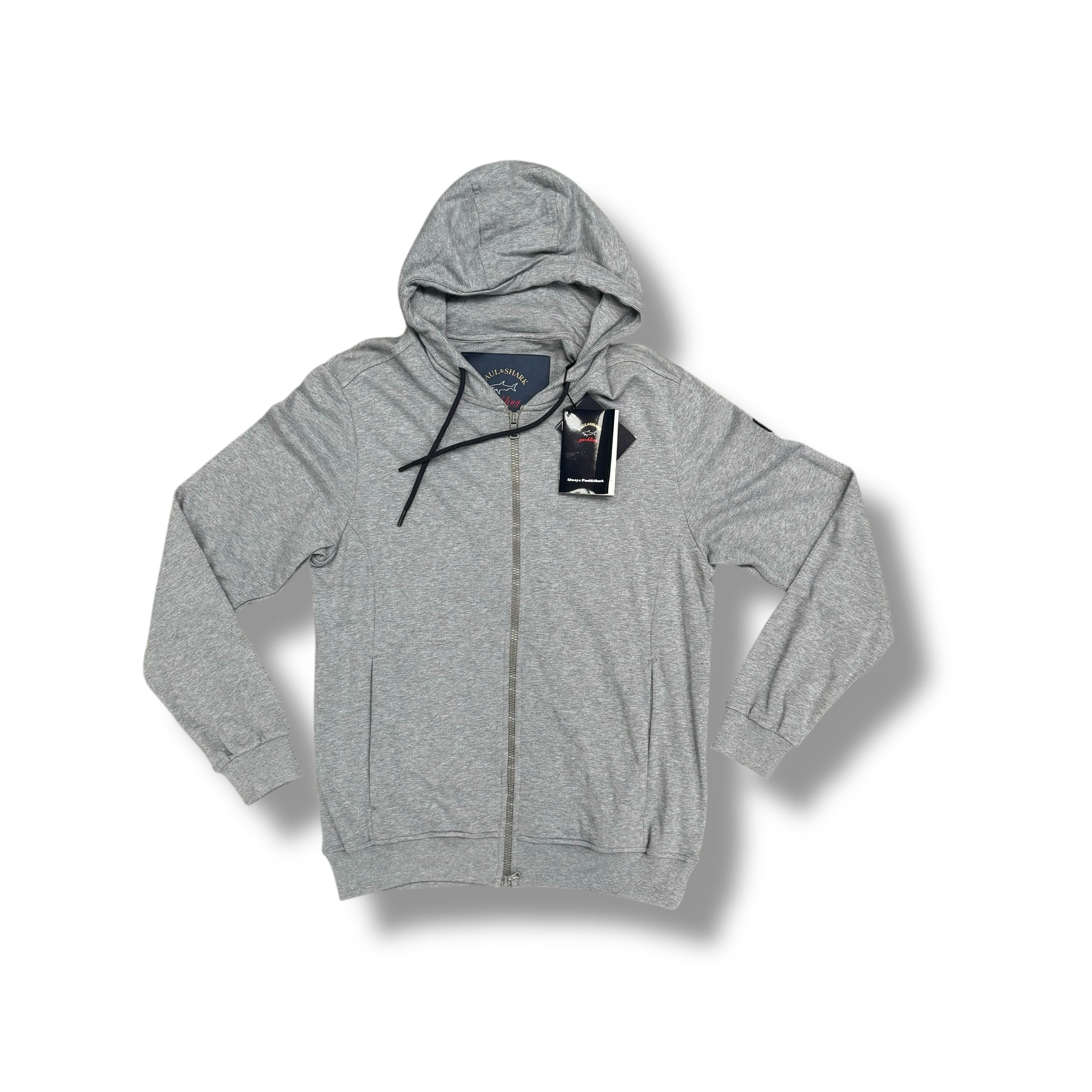 PAUL & SHARK ZIP UP HOODIE GREY
