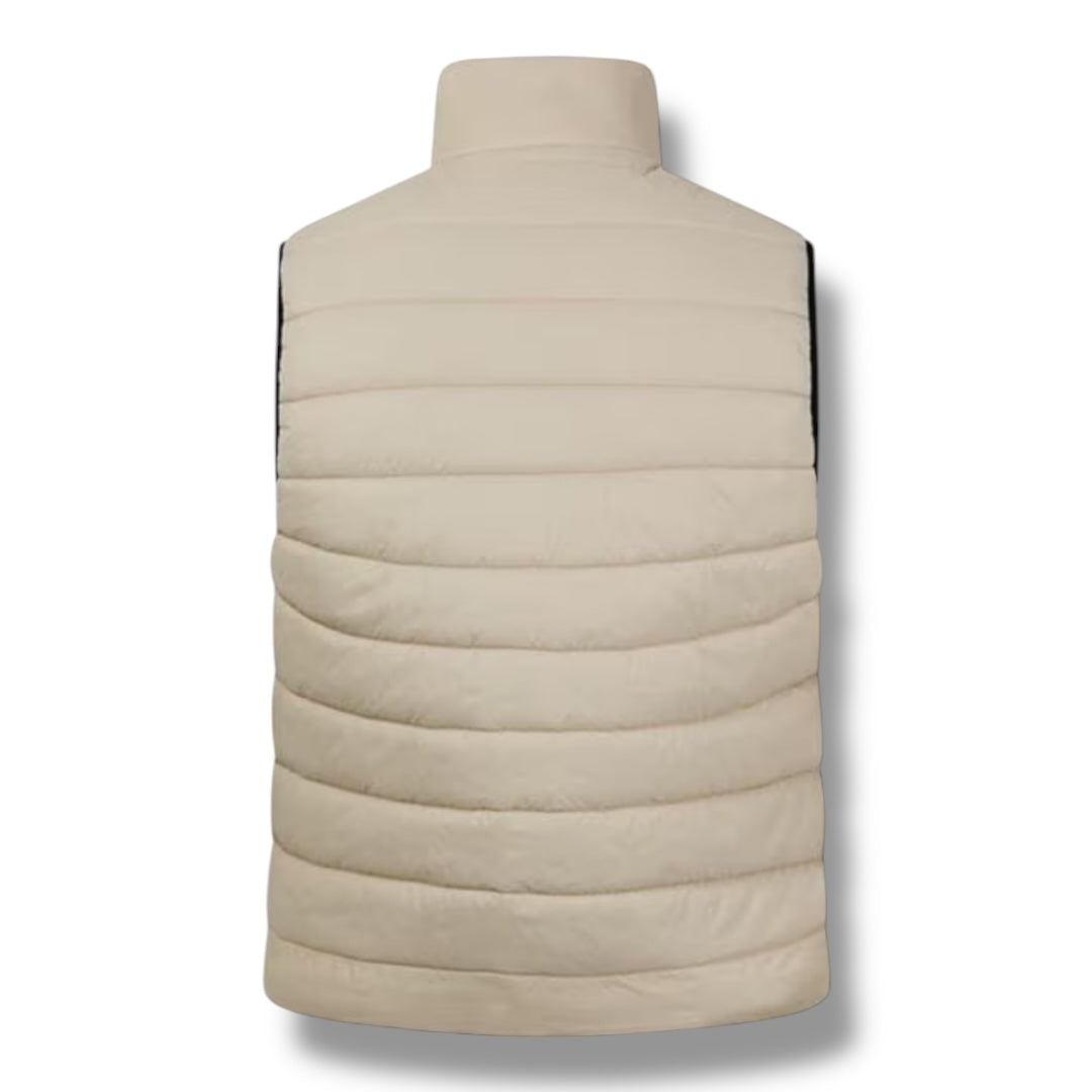 HUGO BOSS HUGO PADDED GILET BEIGE