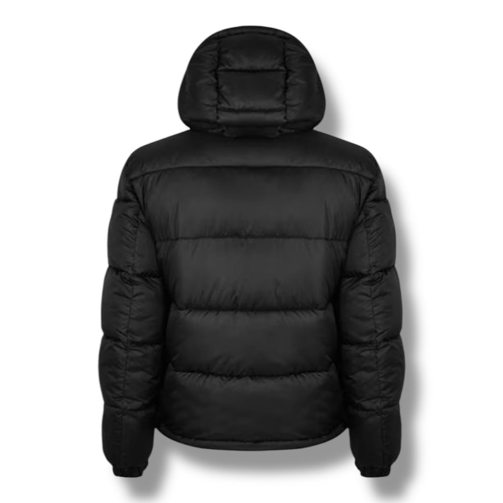 HUGO BOSS HUGO RED PATCH PUFFER JACKET BLACK
