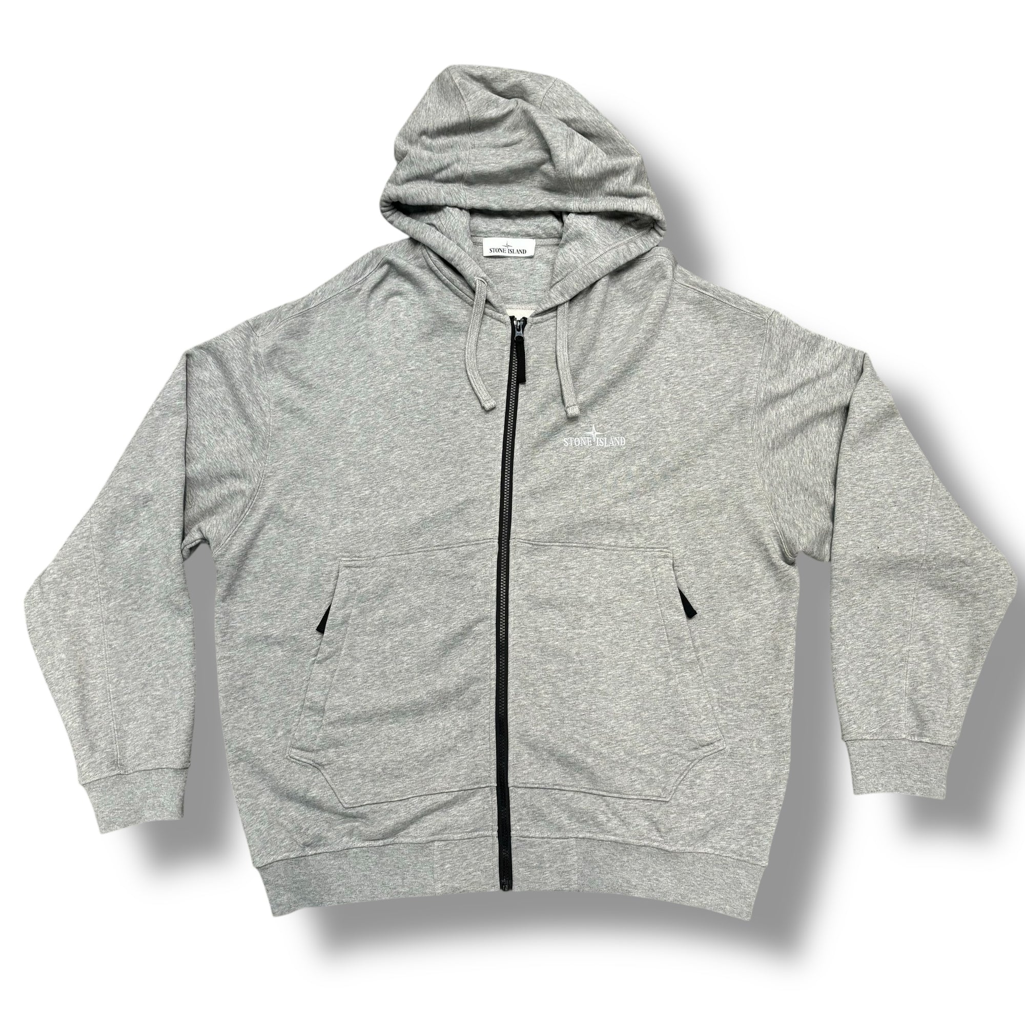 STONE ISLAND ZIP UP HOODIE GREY *SALE*