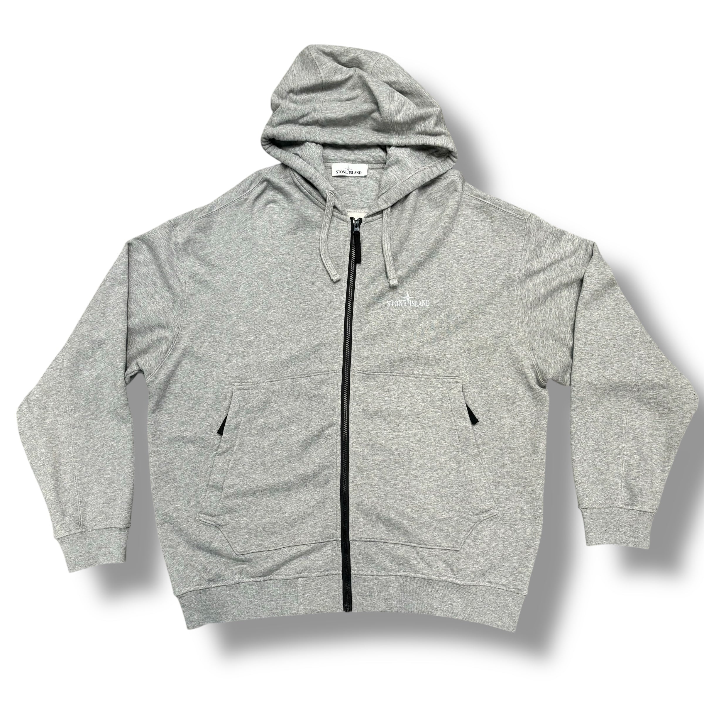 STONE ISLAND ZIP UP HOODIE GREY *SALE*