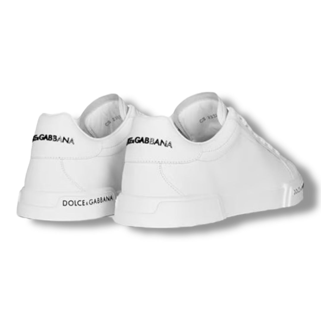 DOLCE & GABBANA D&G PORT  CLASSIC TRAINERS WHITE