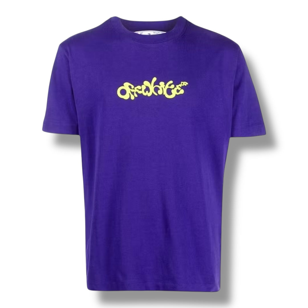 OFF WHITE OPPOSITE T-SHIRT PURPLE