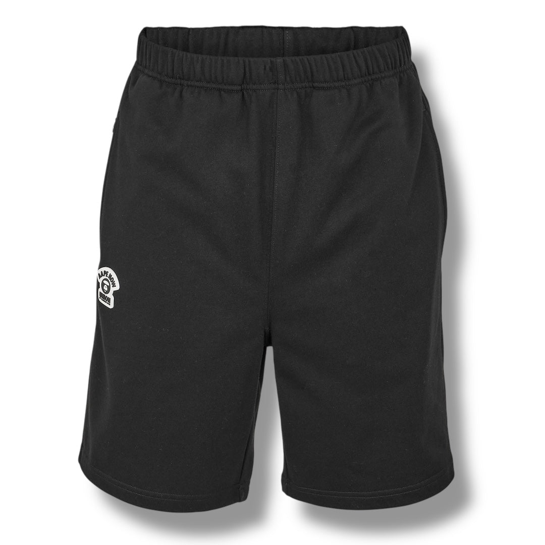 A BATHING APE AAPE JERSEY SHORTS BLACK