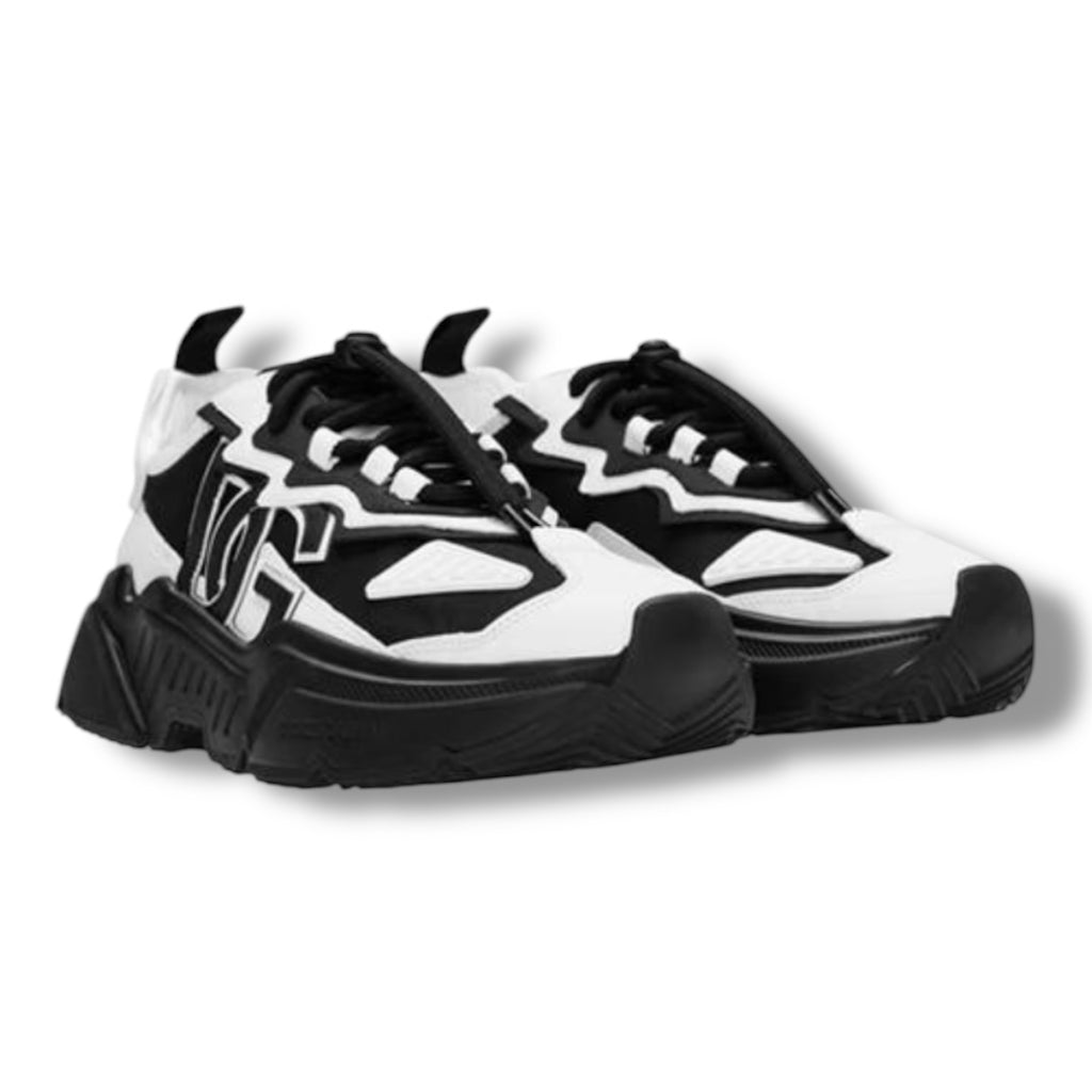 DOLCE & GABBANA D&G DAYMASTER TRAINERS BLACK / WHITE