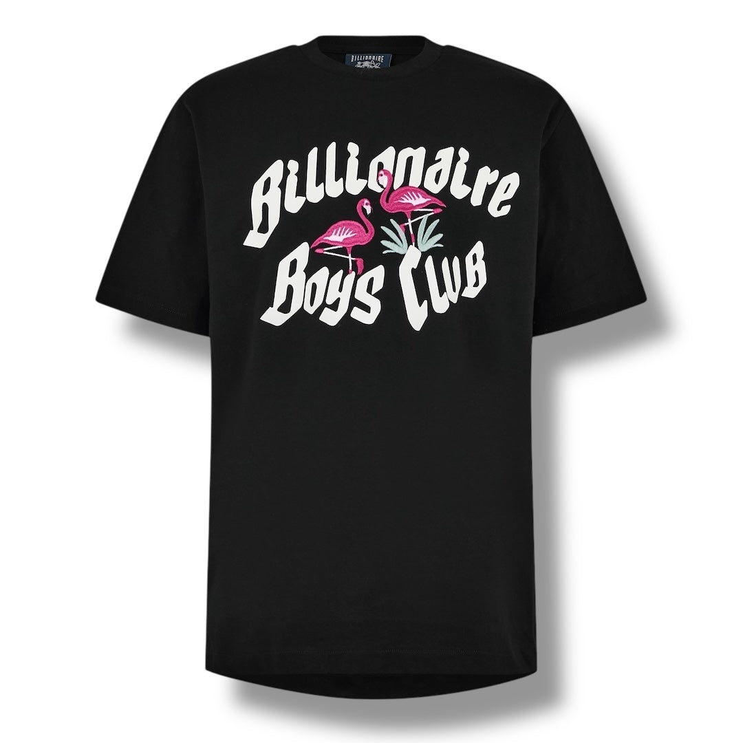 BILLIONAIRE BOYS CLUB FLAMINGO T-SHIRT BLACK