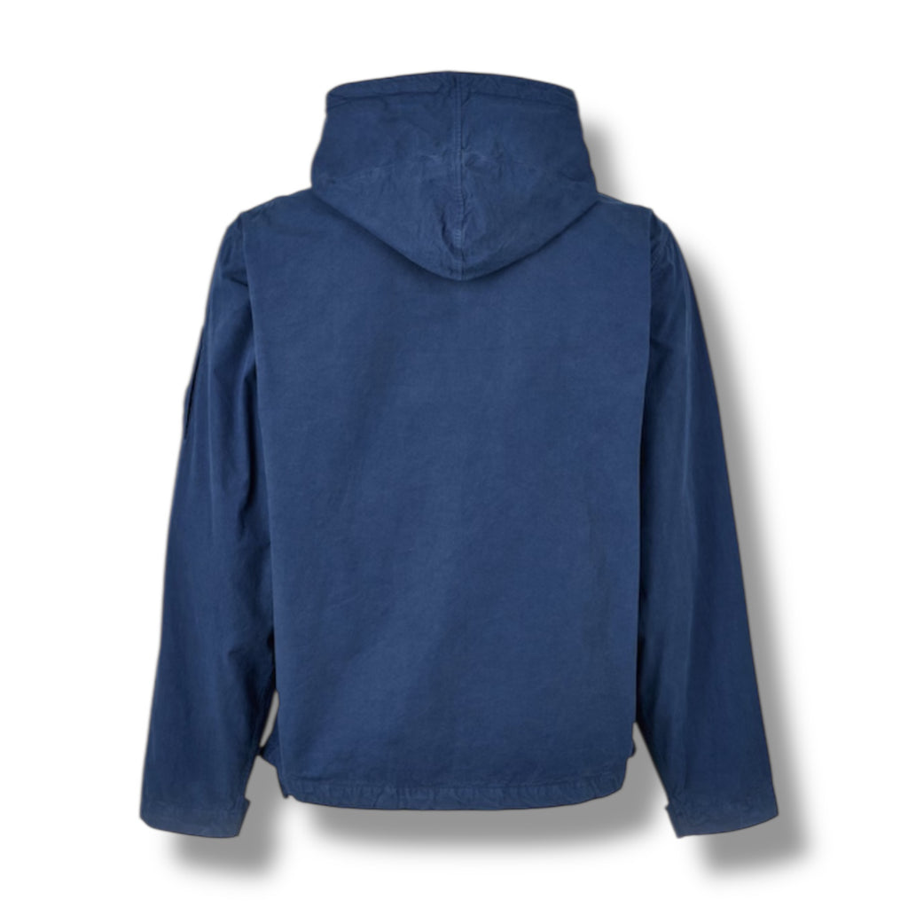 CP COMPANY HOODED LENS OVERSHIRT OCEANA BLUE