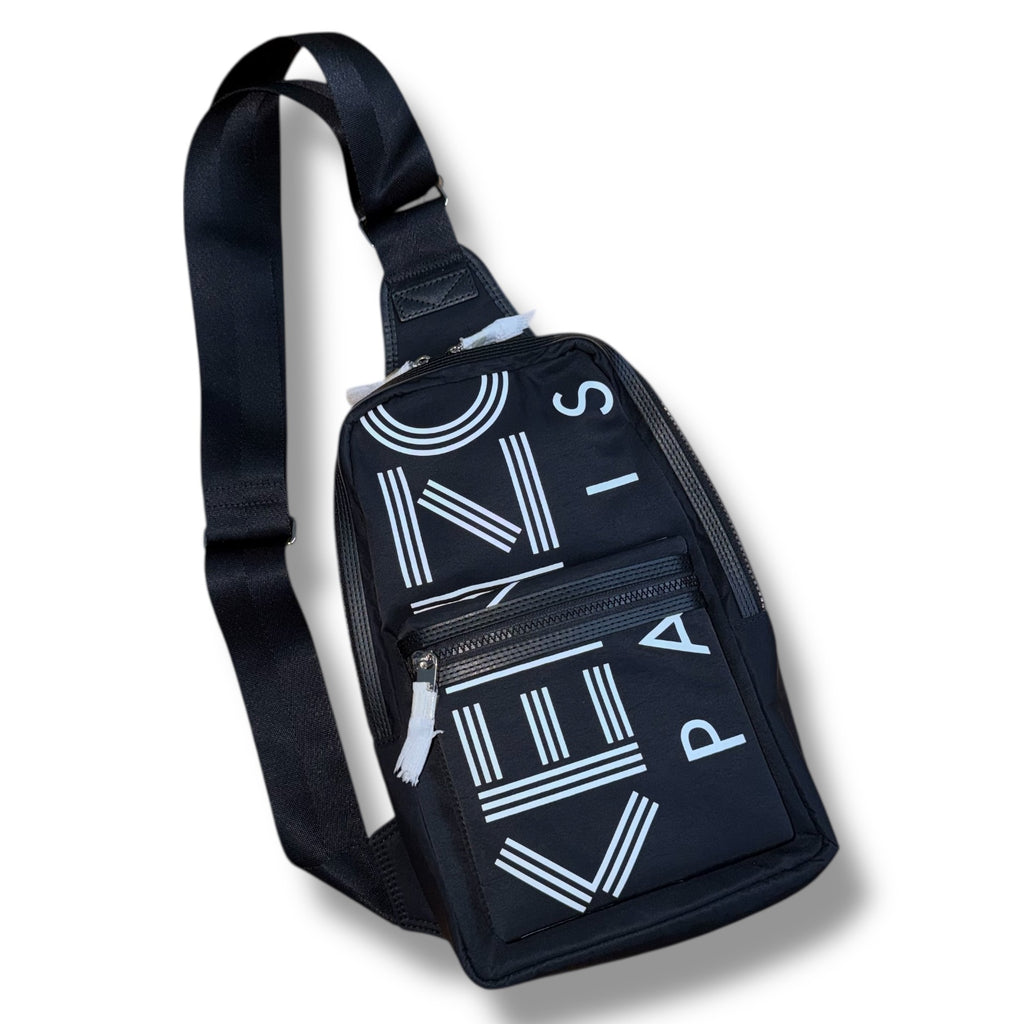 KENZO PARIS SLING CROSSBODY MAN BAG BLACK