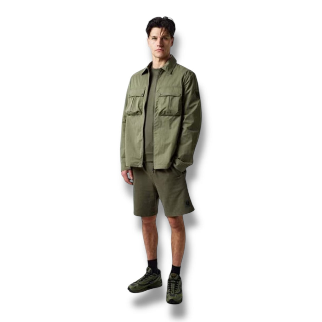 BELSTAFF STRIDE OVERSHIRT LIGHT GREEN