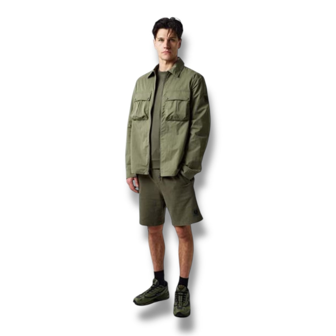 BELSTAFF STRIDE OVERSHIRT LIGHT GREEN