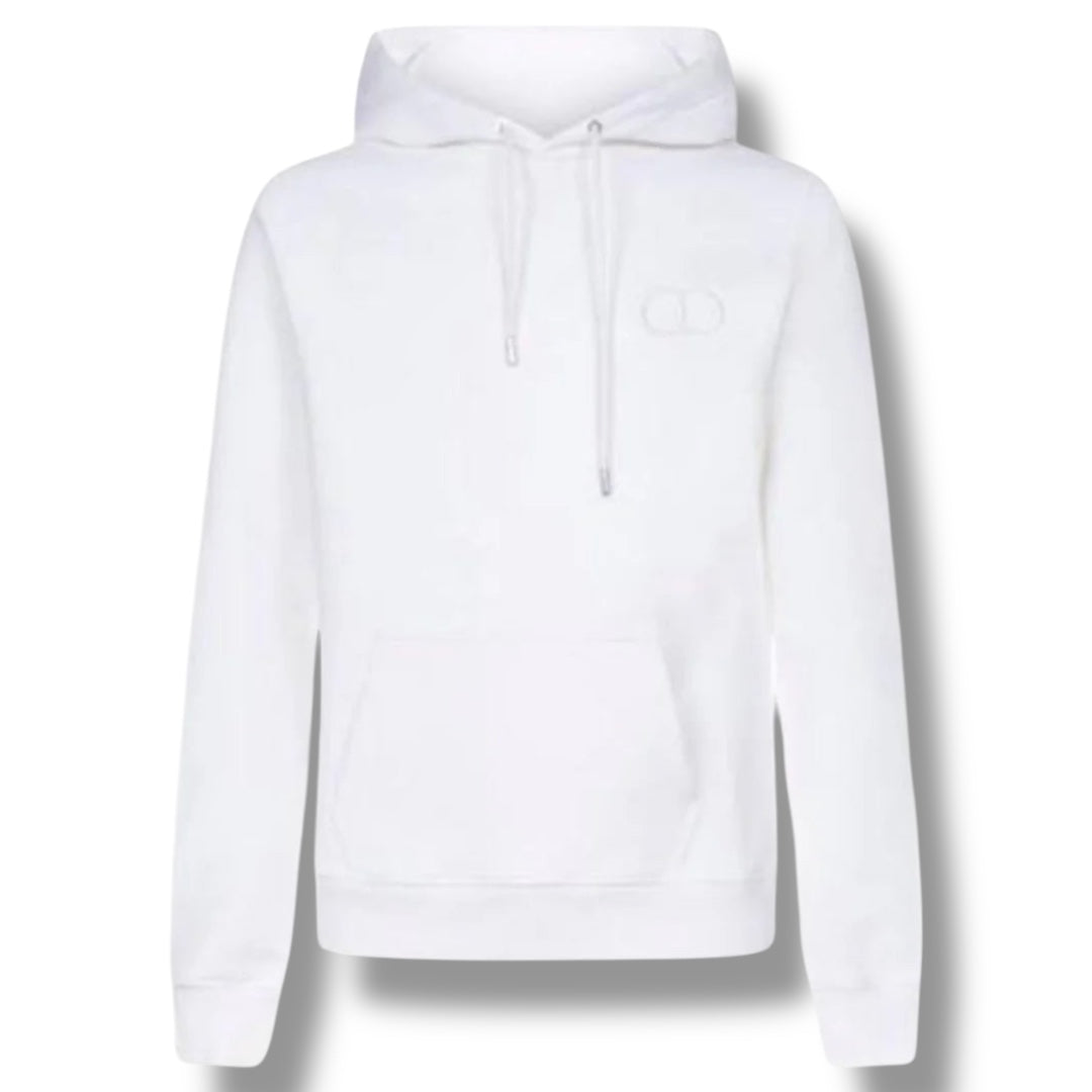DIOR CD LOGO OTTH HOODIE WHITE