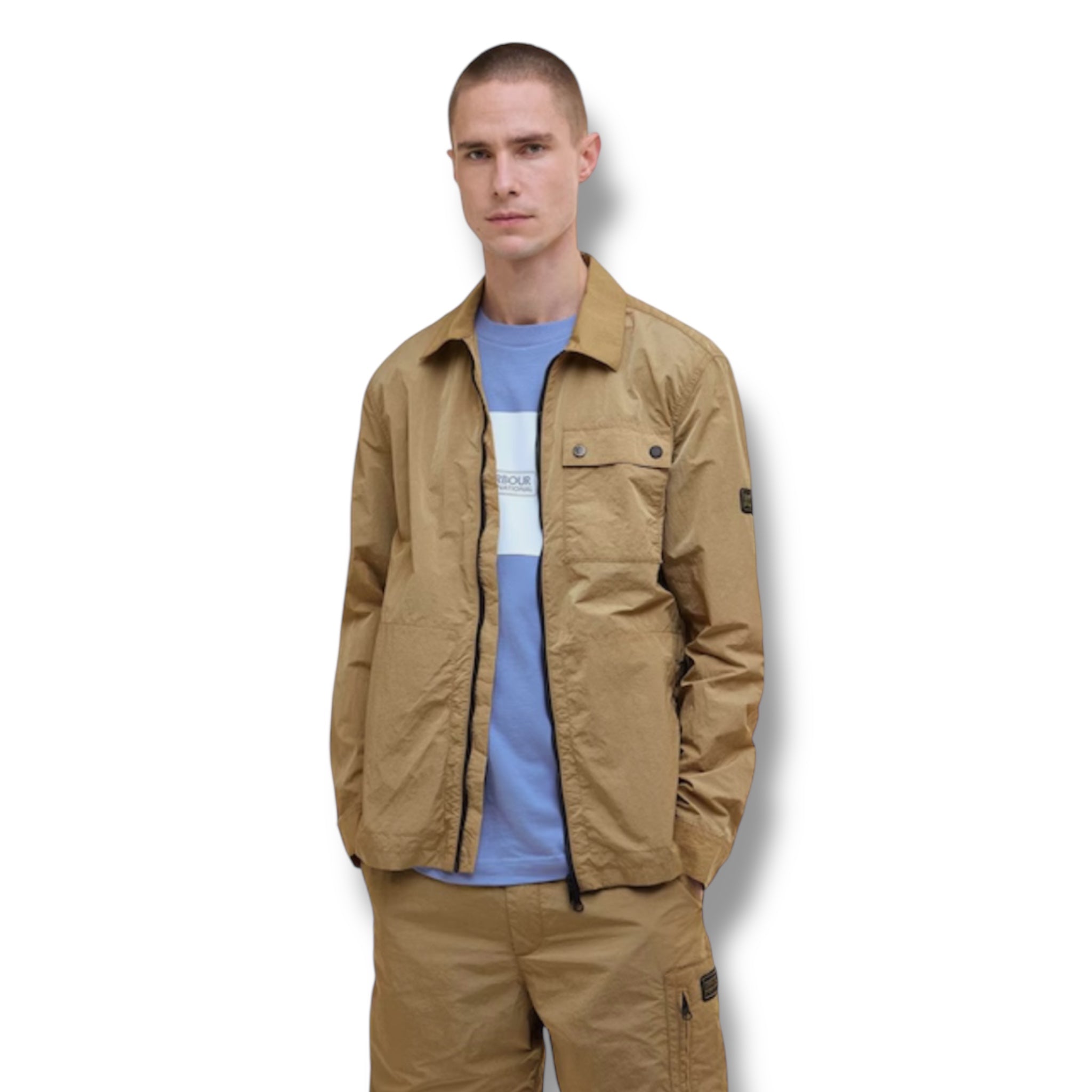 BARBOUR INTERNATIONAL OVERSHIRT BEIGE
