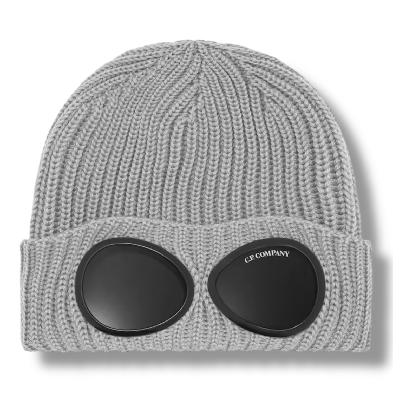 CP COMPANY GOOGLE BEANIE HAT GREY