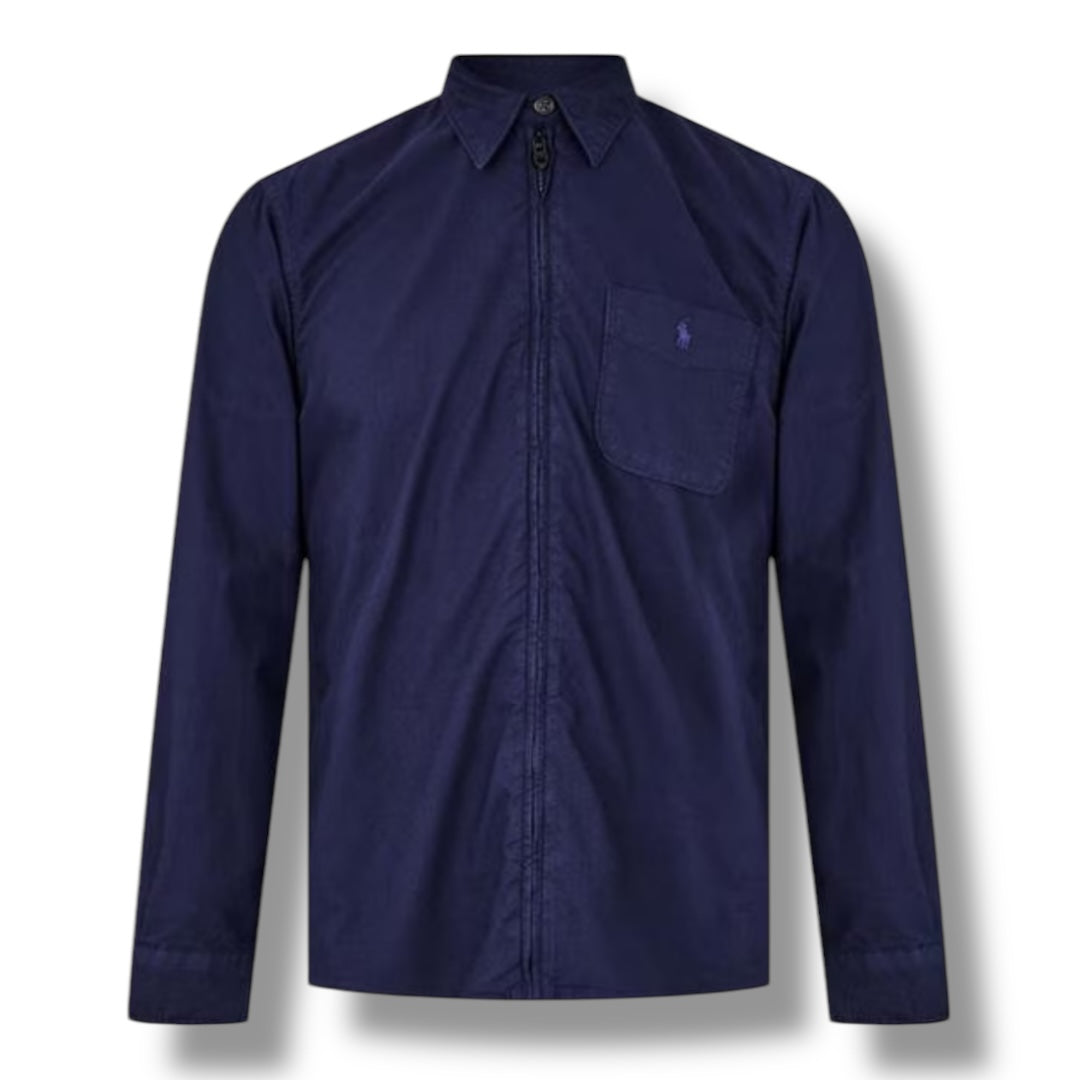 RALPH LAUREN OVERSHIRT NAVY BLUE