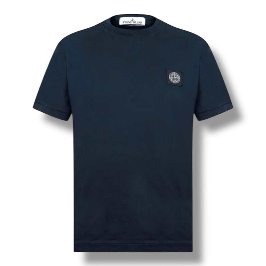 STONE ISLAND PATCH LOGO T-SHIRT NAVY BLUE