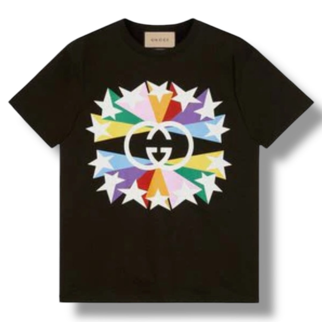 GUCCI STAR BURST T-SHIRT BLACK