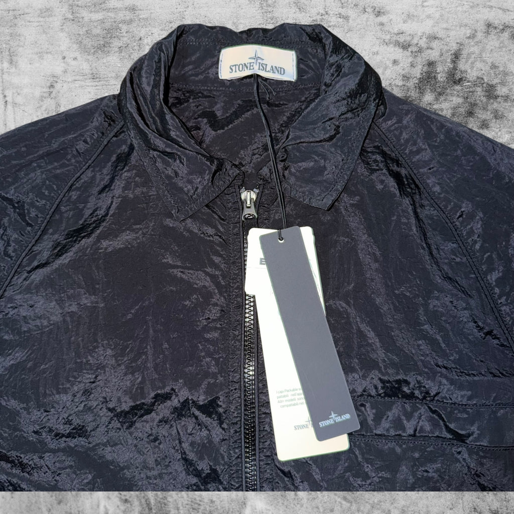 STONE ISLAND NYLON METAL OVERSHIRT BLACK