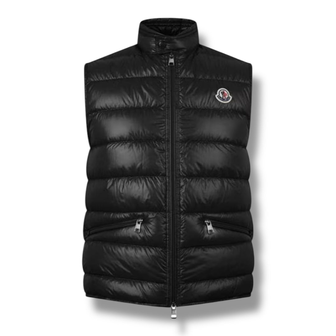 MONCLER GUI GILET CHARCOAL GREY