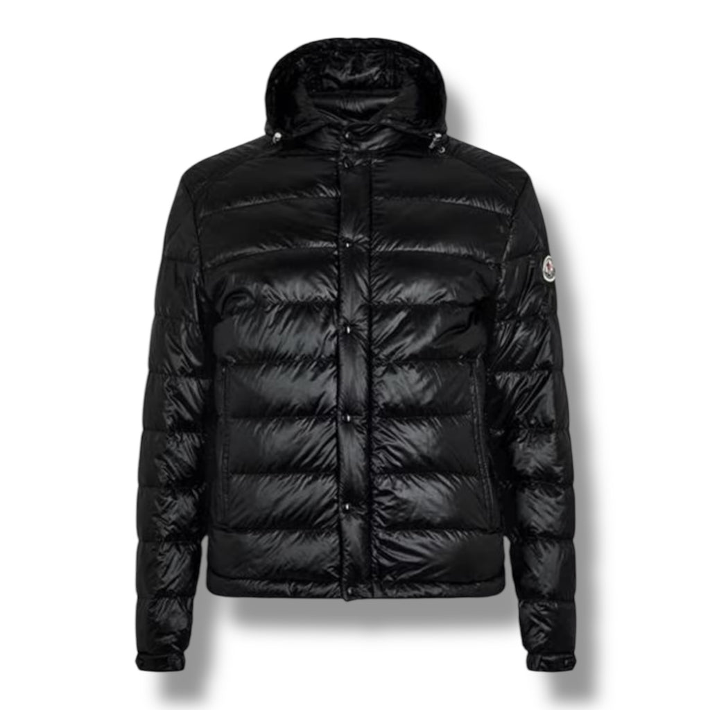 MONCLER GLIERE DOWN JACKET HOODED BLACK