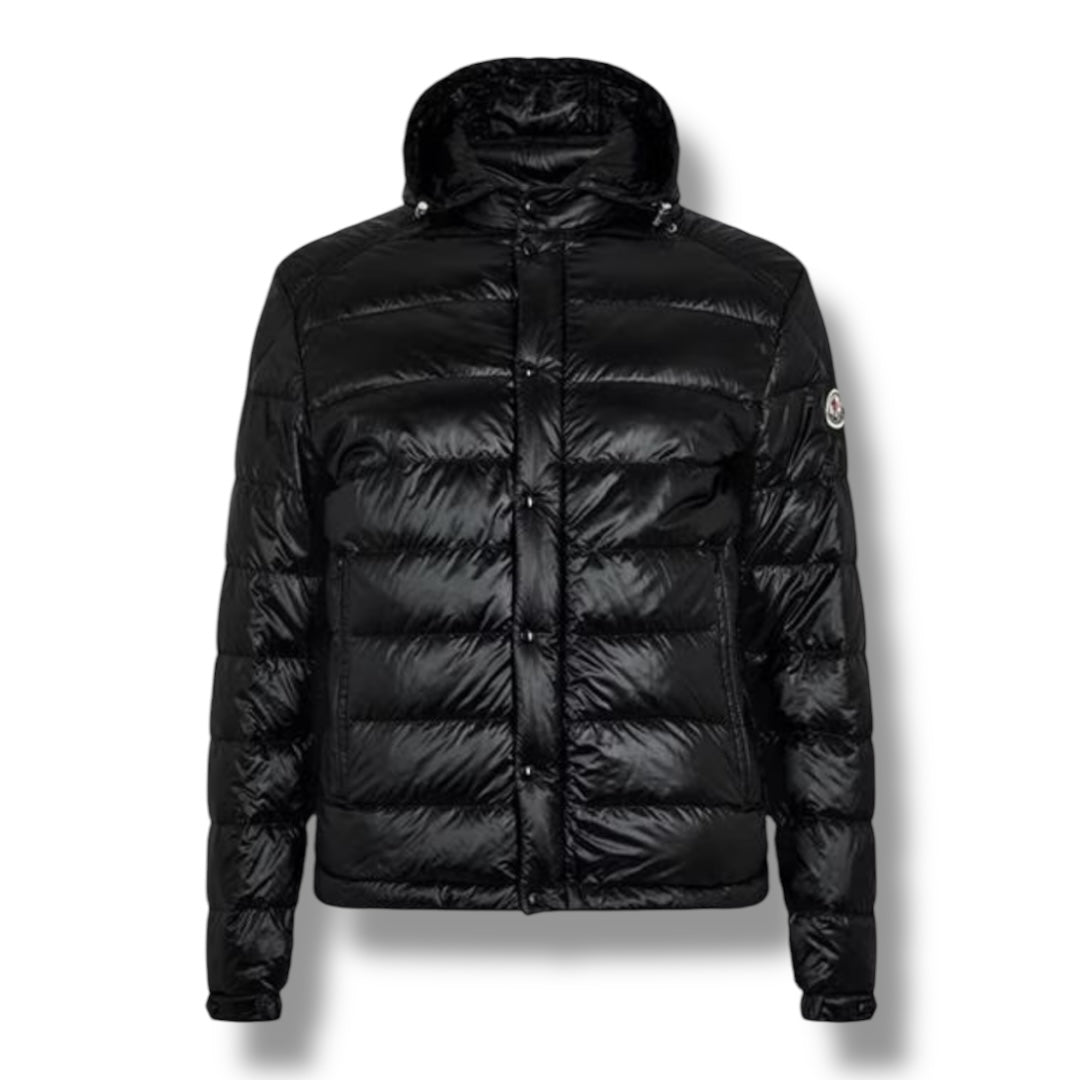 MONCLER GLIERE DOWN JACKET HOODED BLACK