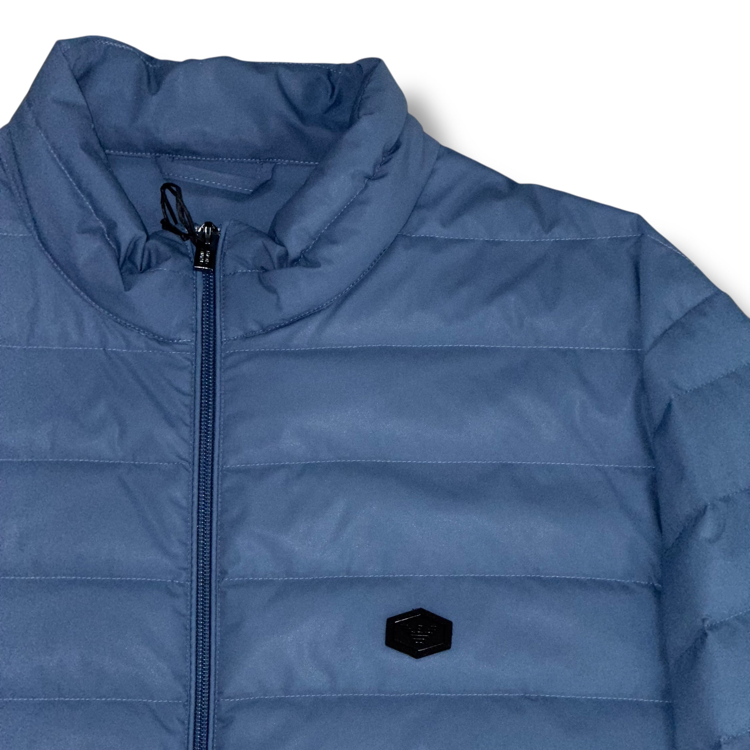 EMPORIO ARMANI EA LITE PUFFER JACKET LIGHT BLUE