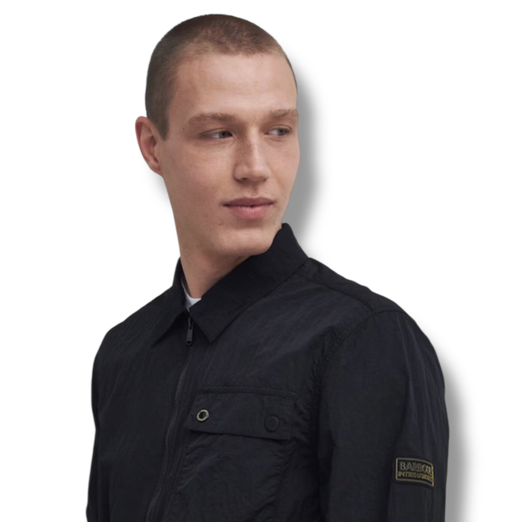 BARBOUR INTERNATIONAL OVERSHIRT BLACK