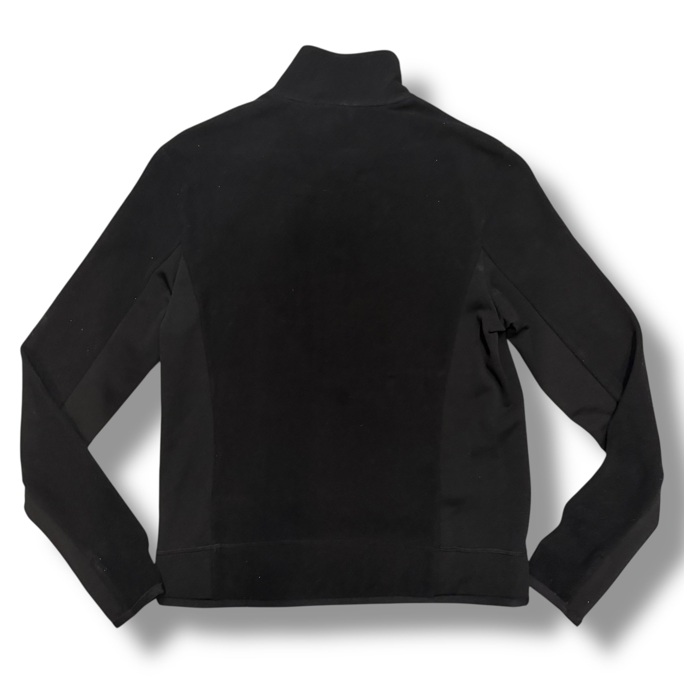 MONCLER GRENOBLE 1/4 ZIP FLEECE BLACK