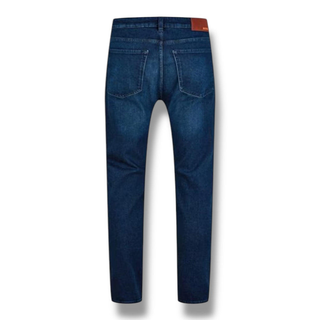 HUGO BOSS MAIN STRAIGHT LEG JEANS DARK BLUE