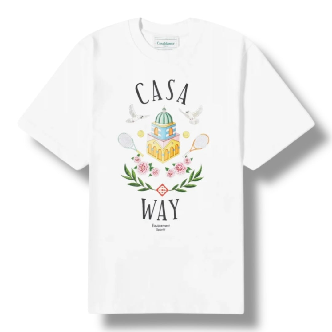 CASABLANCA CASA WAY T-SHIRT WHITE