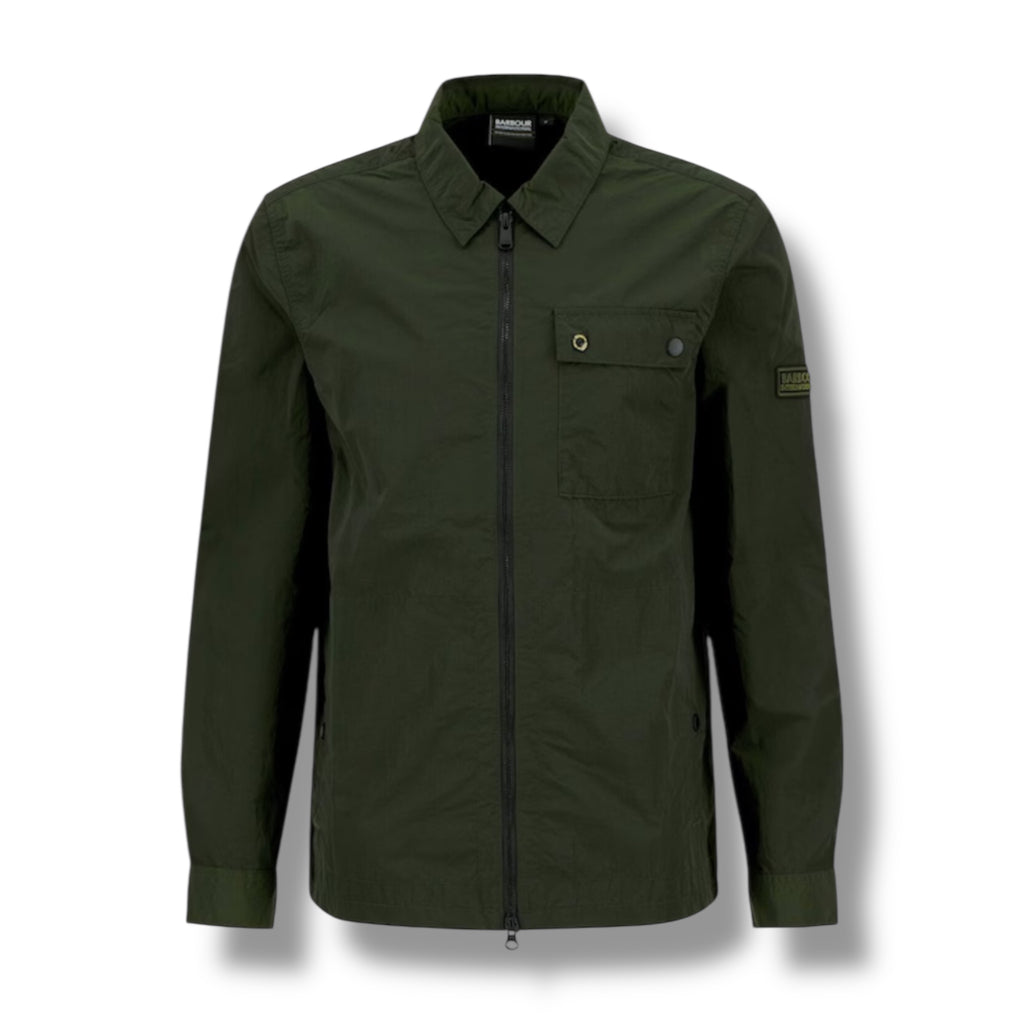 BARBOUR INTERNATIONAL OVERSHIRT SAGE GREEN