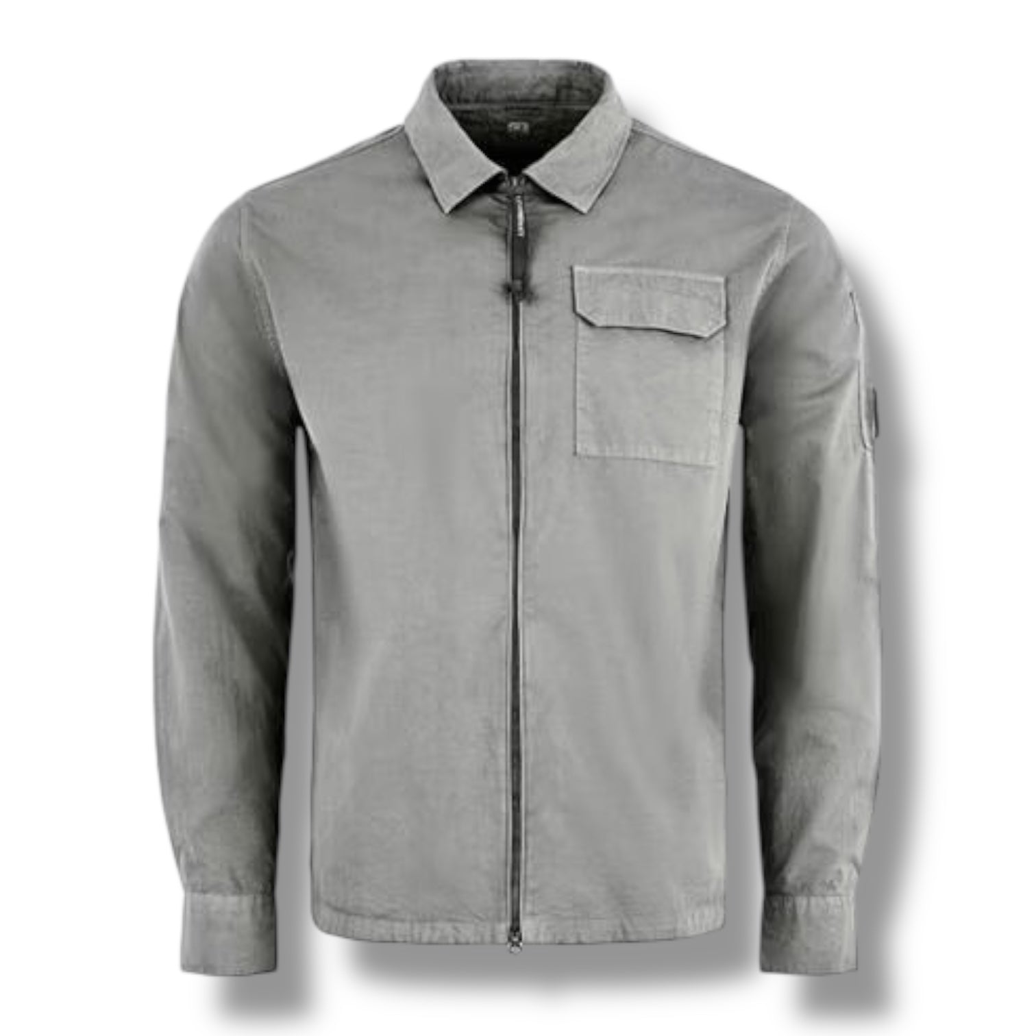 CP COMPANY LENS OVERSHIRT SHADOW GREY