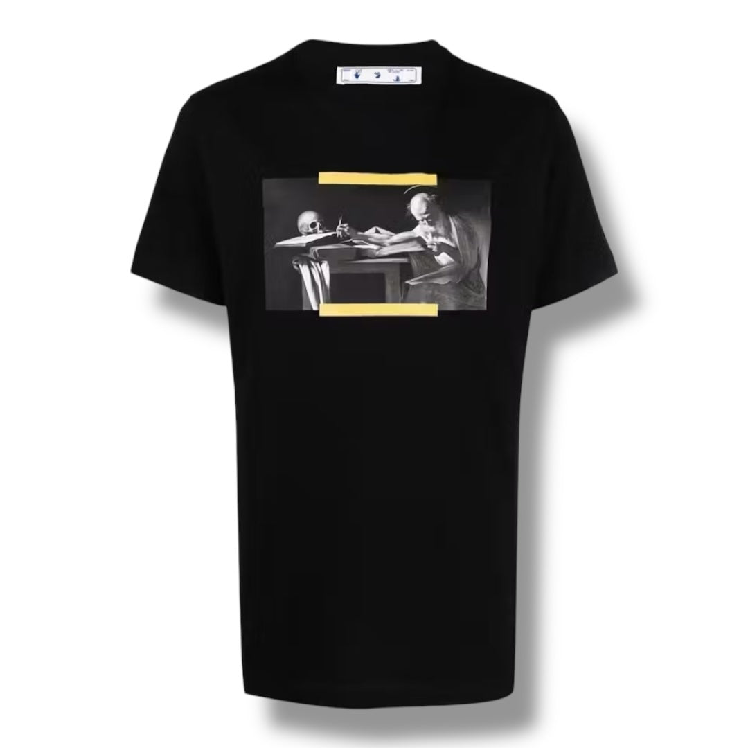 OFF WHITE CARAVAGGIO T-SHIRT BLACK