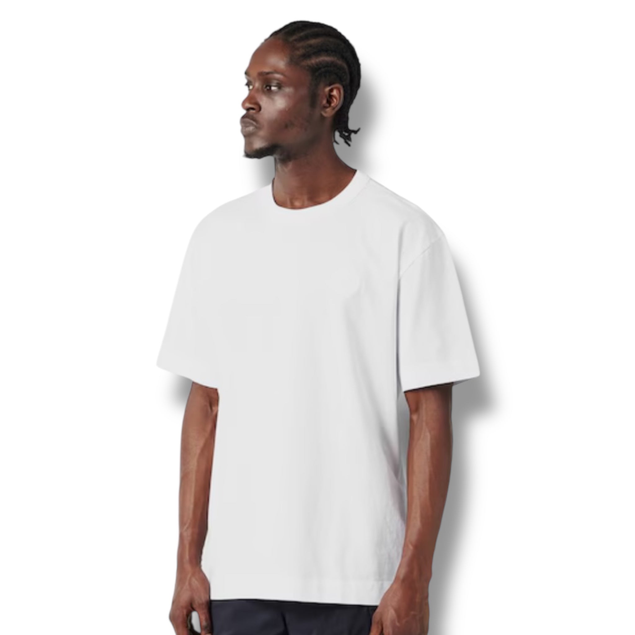 CANADA GOOSE EMBROIDERED BADGE LOGO T-SHIRT WHITE