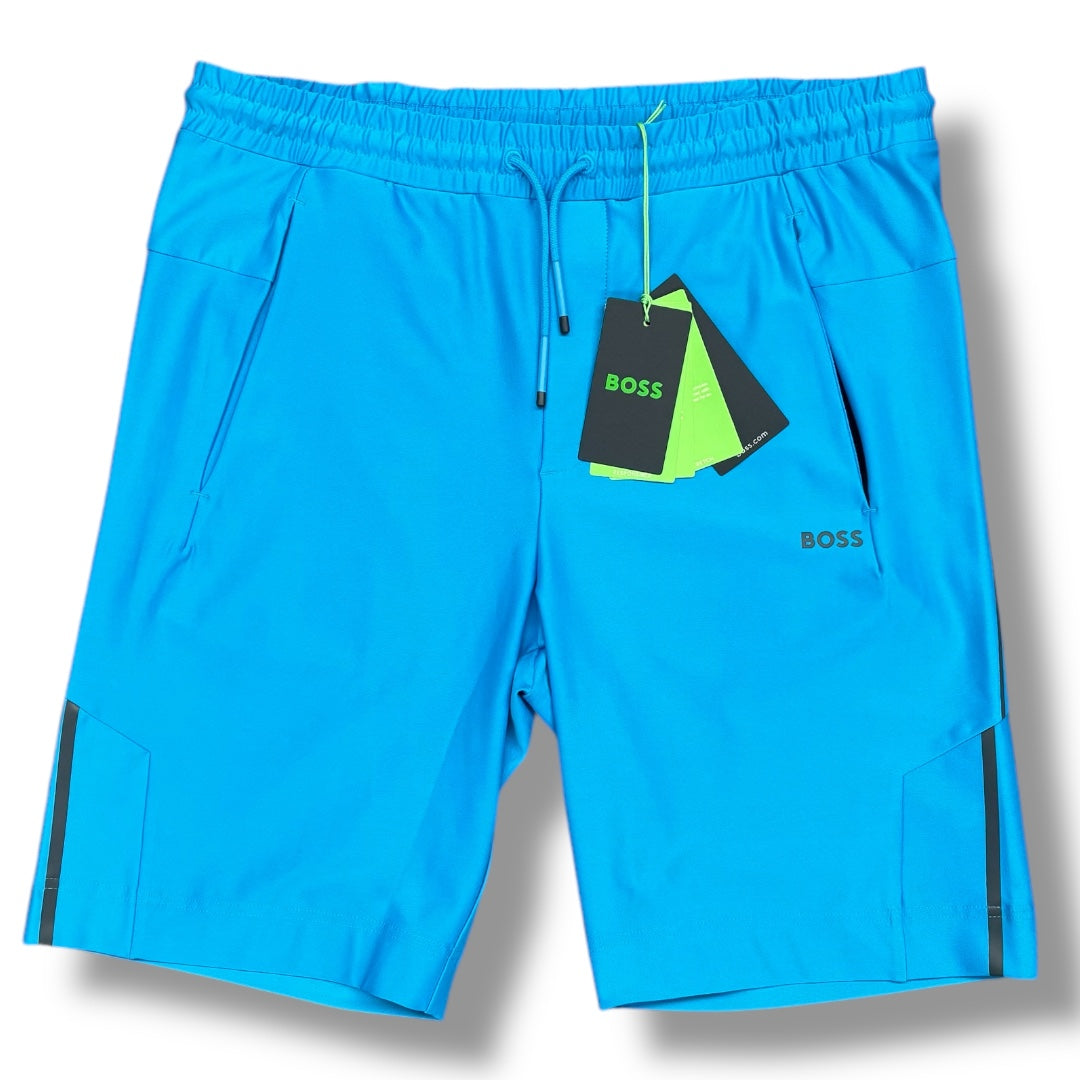 HUGO BOSS HICON GYM SHORTS BRIGHT BLUE * SALE *