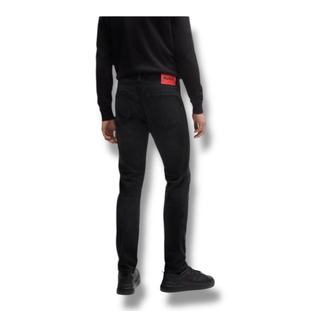 HUGO 734 STRAIGHT LEG JEANS BLACK