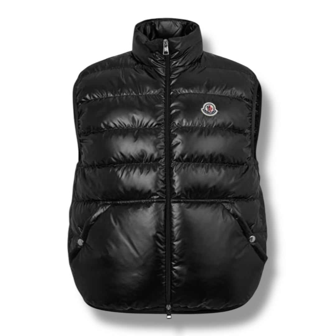 MONCLER AUBE GILET BLACK