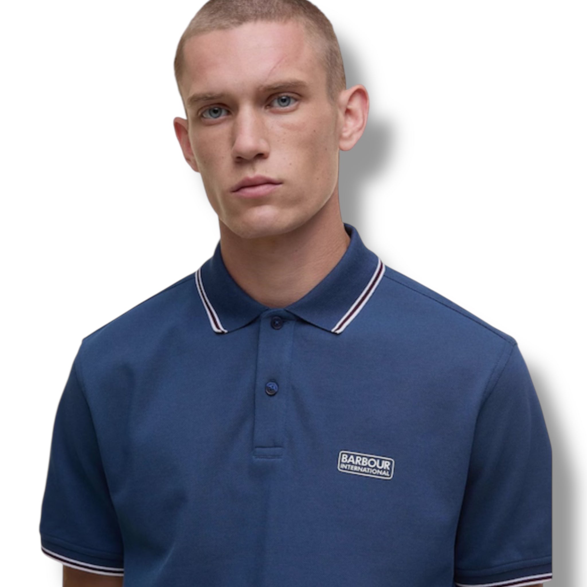 BARBOUR INTERNATIONAL POLO SHIRT INSIG BLUE