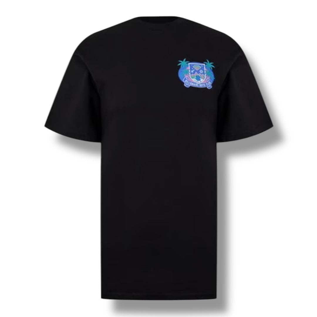 BILLIONAIRE BOYS CLUB TROPICAL CREST T-SHIRT BLACK