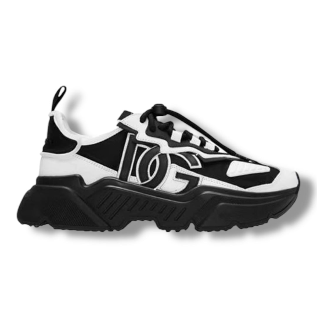 DOLCE & GABBANA D&G DAYMASTER TRAINERS BLACK / WHITE